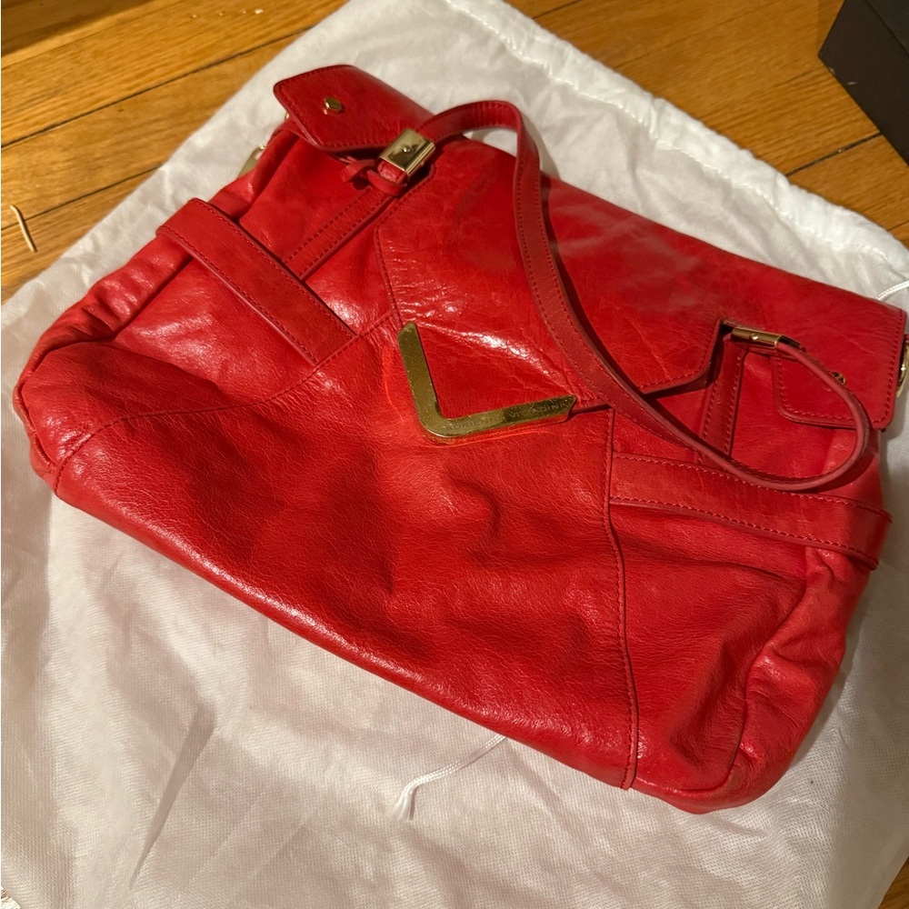 Red Leather Women's Adrienne Vittadini Bag